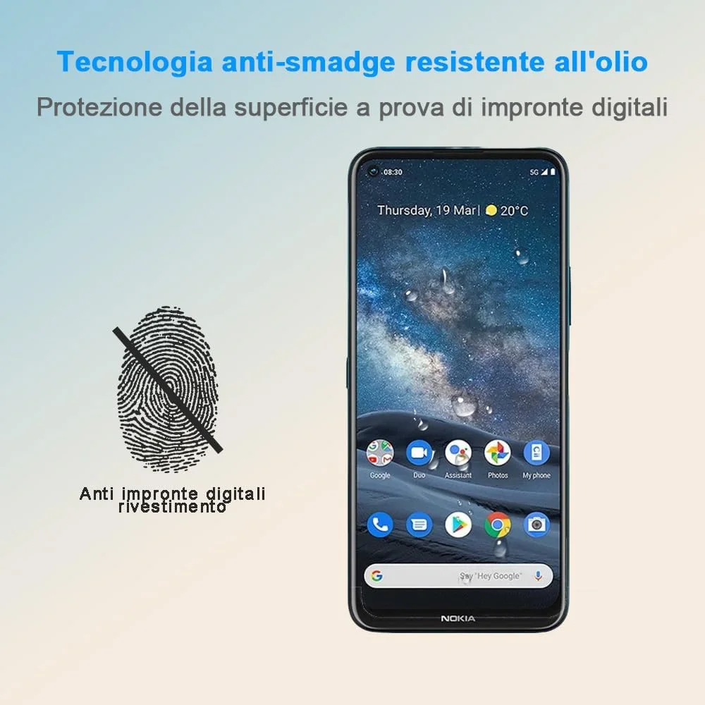 محافظ صفحه نمایش شیشه ای حرارت دیده هایگماک نوکیا 8.3، محافظ صفحه نمایش HD با سختی 9H، نصب آسان، ضد خش و بدون حباب (بسته 2 عددی) مناسب با قاب محافظ صفحه نمایش شیشه ای حرارت دیده هایگماک نوکیا 8.3، محافظ صفحه نمایش HD با سختی 9H، نصب آسان، ضد خش و بدون حباب (بسته 2 عددی) مناسب با قاب