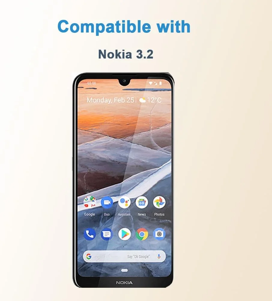محافظ صفحه نمایش Shunwige برای نوکیا 3.2، فیلم محافظ شیشه ای حرارت دیده، نصب آسان و سازگار با قاب، ضد خش، بدون حباب، سختی 9H (2 عدد) محافظ صفحه نمایش Shunwige برای نوکیا 3.2، فیلم محافظ شیشه ای حرارت دیده، نصب آسان و سازگار با قاب، ضد خش، بدون حباب، سختی 9H (2 عدد)