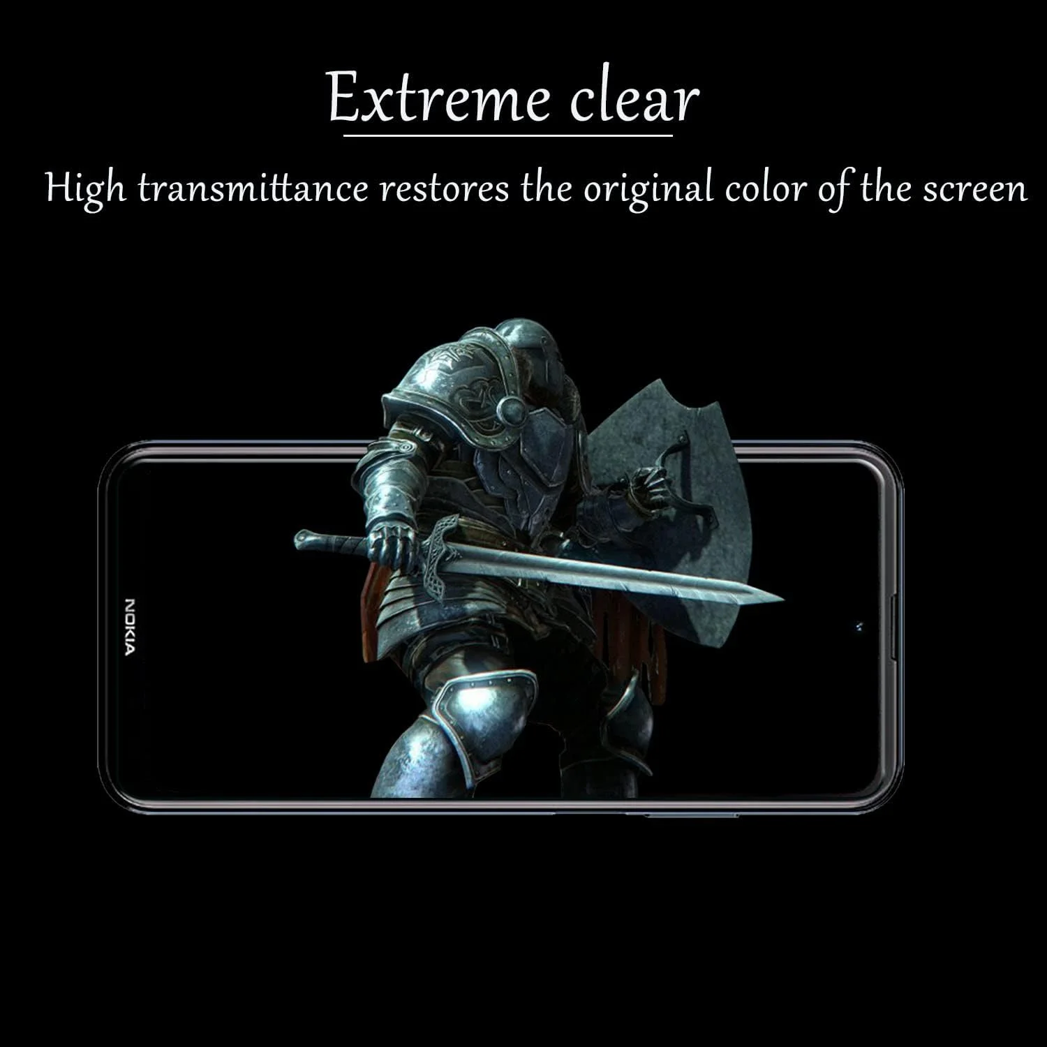 محافظ صفحه نمایش نوکیا X100 (بسته 3 عددی)، فیلم شیشه ای حرارت دیده 9H Douglass برای نوکیا X100 ضد خش، ضد اثر انگشت، محافظ صفحه نمایش شیشه ای بدون حباب، فوق العاده شفاف 99.99٪