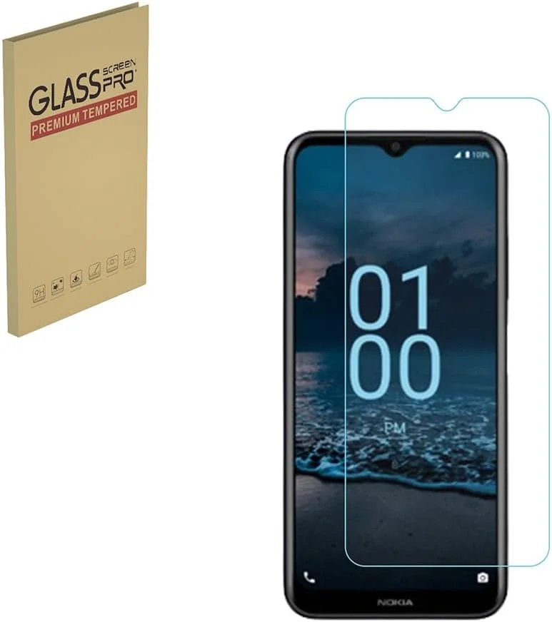 محافظ صفحه نمایش HYGMOCC برای نوکیا G100، فیلم محافظ شیشه ای حرارت دیده، HD، سختی 9H، نصب آسان، ضد خش، بدون حباب (1 عدد)
