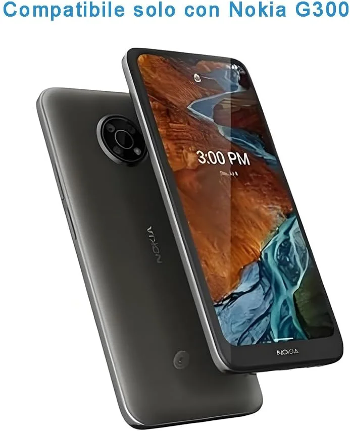 محافظ صفحه نمایش شیشه ای حرارت دیده HYGMOCC نوکیا G300، سختی 9H، نصب آسان، ضد خش، بدون حباب (بسته 1 عددی)