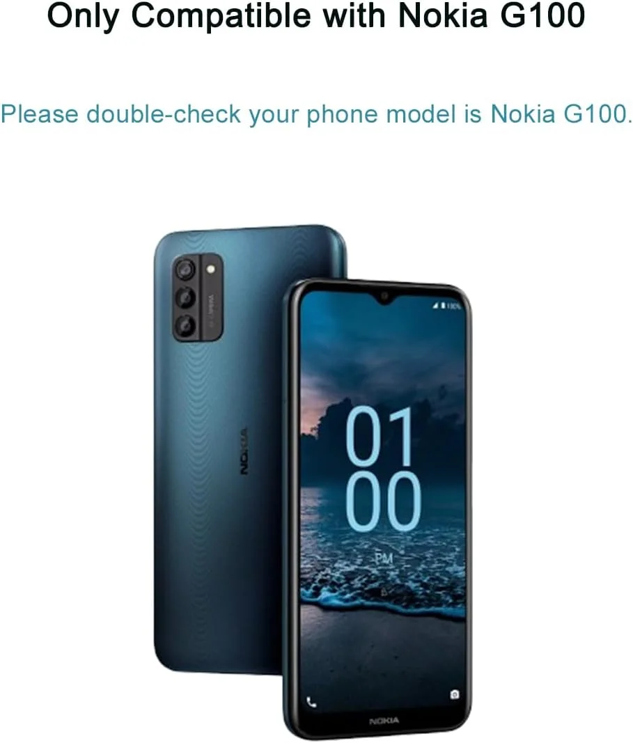 محافظ صفحه نمایش HYGMOCC برای نوکیا G100، فیلم محافظ شیشه ای حرارت دیده، HD، سختی 9H، نصب آسان، ضد خش، بدون حباب (1 عدد) محافظ صفحه نمایش HYGMOCC برای نوکیا G100، فیلم محافظ شیشه ای حرارت دیده، HD، سختی 9H، نصب آسان، ضد خش، بدون حباب (1 عدد)