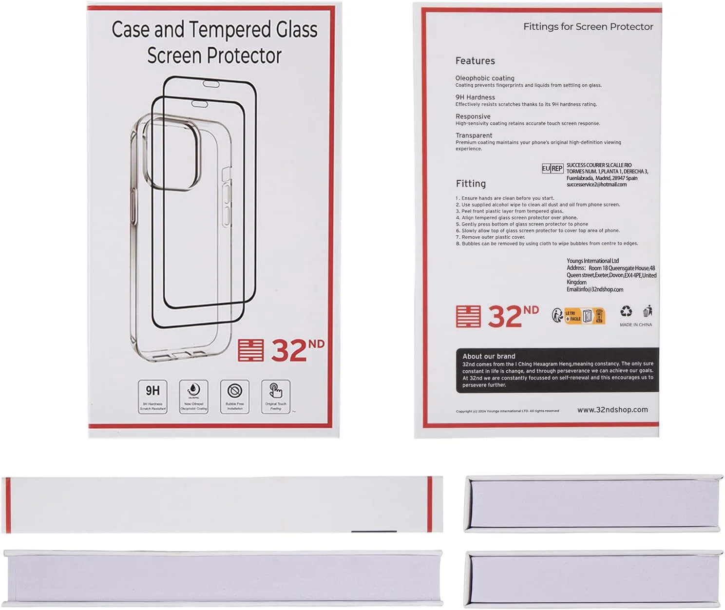 کاور ژله ای شفاف سری 32nd - کاور TPU فوق العاده نازک و شفاف به همراه 2 عدد محافظ صفحه نمایش شیشه ای حرارت دیده برای نوکیا C32 - شفاف کاور ژله ای شفاف سری 32nd - کاور TPU فوق العاده نازک و شفاف به همراه 2 عدد محافظ صفحه نمایش شیشه ای حرارت دیده برای نوکیا C32 - شفاف