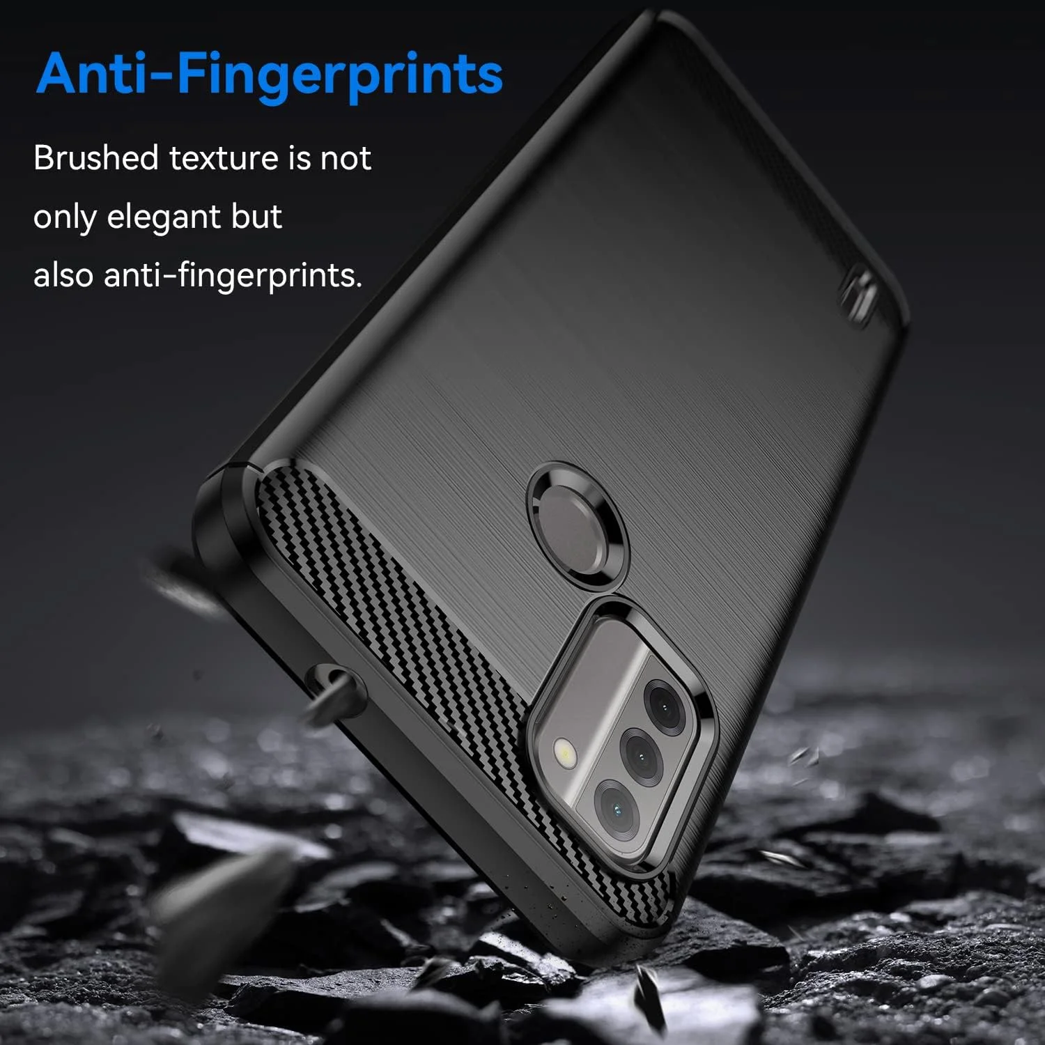 کاور محافظ هوشمند HuiYouMY [چهار در یک] سازگار با نوکیا C31 5G به همراه 3 عدد محافظ صفحه نمایش شیشه ای حرارت دیده برای نوکیا C31 5G، کاور محافظ گوشی باریک، نرم، TPU، ضد ضربه و ضد خش - مشکی