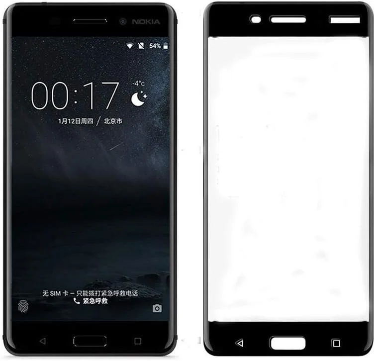 محافظ صفحه نمایش شیشه ای حرارت دیده تمام صفحه سه بعدی Ineix برای نوکیا 5 - مشکی محافظ صفحه نمایش شیشه ای حرارت دیده تمام صفحه سه بعدی Ineix برای نوکیا 5 - مشکی