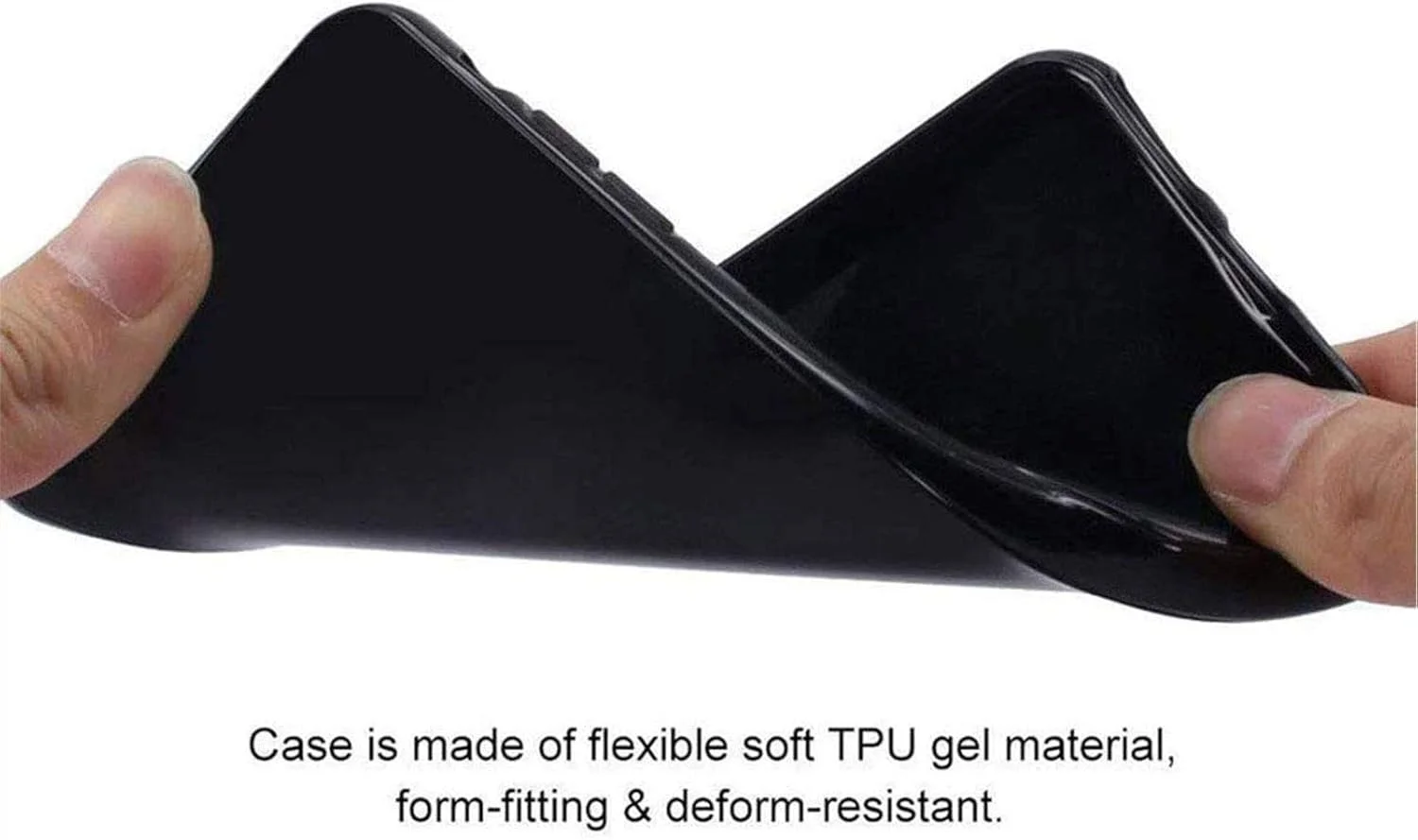 کاور [4 در 1] سازگار با نوکیا C2 ویرایش دوم به همراه 3 عدد محافظ صفحه نمایش شیشه ای حرارت دیده برای نوکیا C2 ویرایش دوم، کاور باریک و نرم TPU ضد ضربه و ضد خش - مشکی