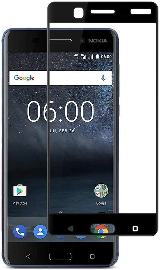 محافظ صفحه نمایش شیشه ای حرارت دیده تمام صفحه سه بعدی Ineix برای نوکیا 5 - مشکی محافظ صفحه نمایش شیشه ای حرارت دیده تمام صفحه سه بعدی Ineix برای نوکیا 5 - مشکی
