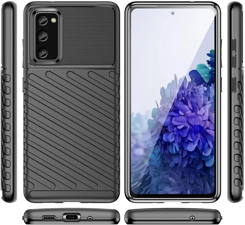 کیف محافظ گوشی نوکیا X100 از QINOUK، [ضد ضربه] کیف محافظ سیلیکونی به همراه [2 عدد] محافظ صفحه نمایش شیشه ای حرارت دیده سازگار با نوکیا X100 - مشکی