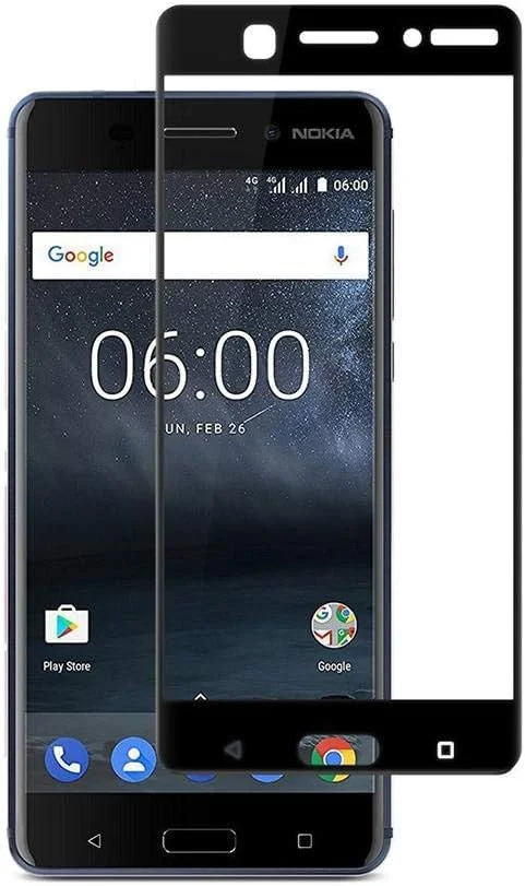 محافظ صفحه نمایش شیشه ای حرارت دیده تمام صفحه سه بعدی Ineix برای نوکیا 6 - مشکی محافظ صفحه نمایش شیشه ای حرارت دیده تمام صفحه سه بعدی Ineix برای نوکیا 6 - مشکی