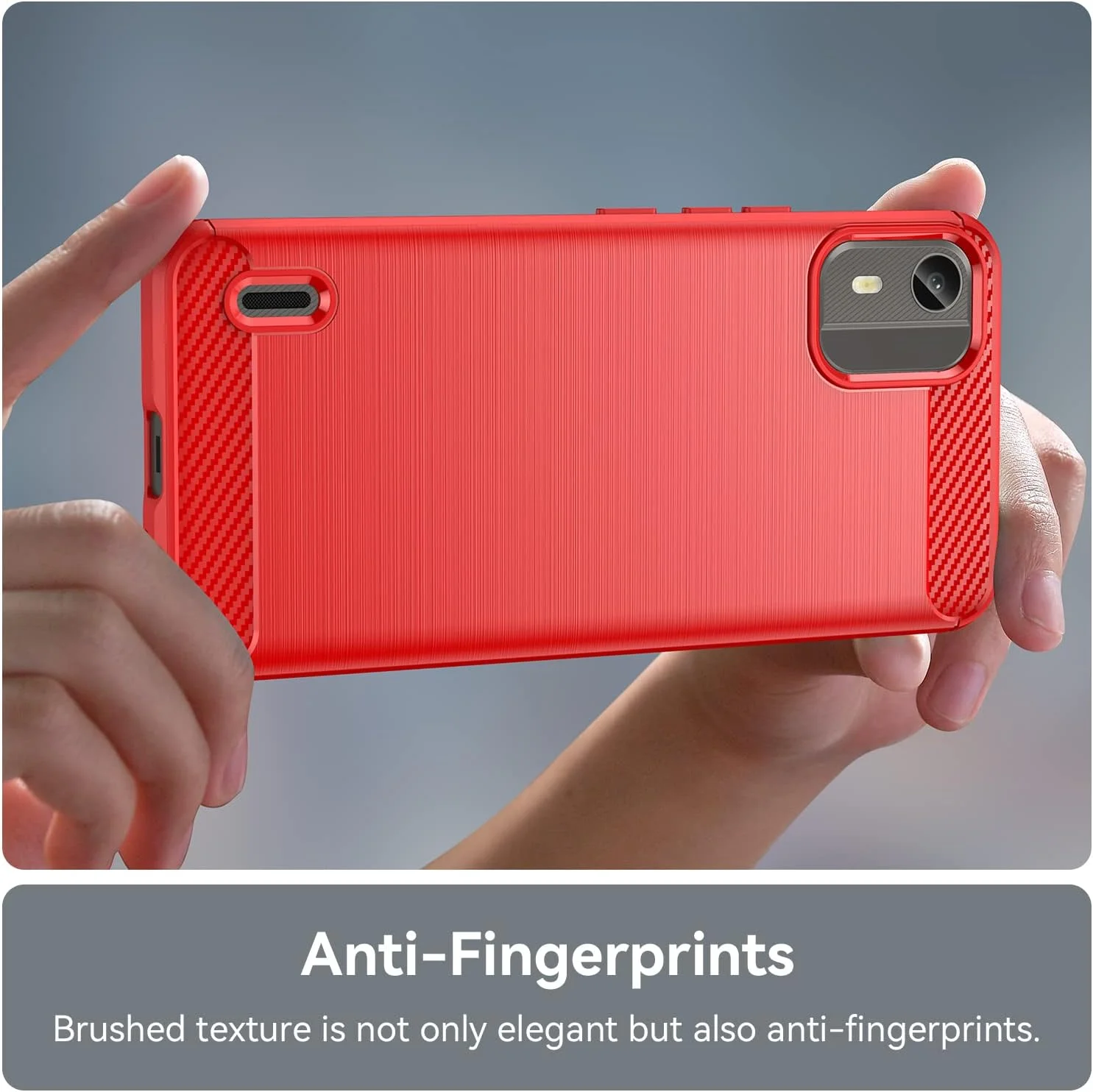 قاب محافظ سازگار با نوکیا C12 به همراه 2 عدد محافظ صفحه نمایش شیشه ای حرارت دیده برای نوکیا C12، قاب باریک و نرم TPU ضد ضربه و ضد خش - قرمز قاب محافظ سازگار با نوکیا C12 به همراه 2 عدد محافظ صفحه نمایش شیشه ای حرارت دیده برای نوکیا C12، قاب باریک و نرم TPU ضد ضربه و ضد خش - قرمز