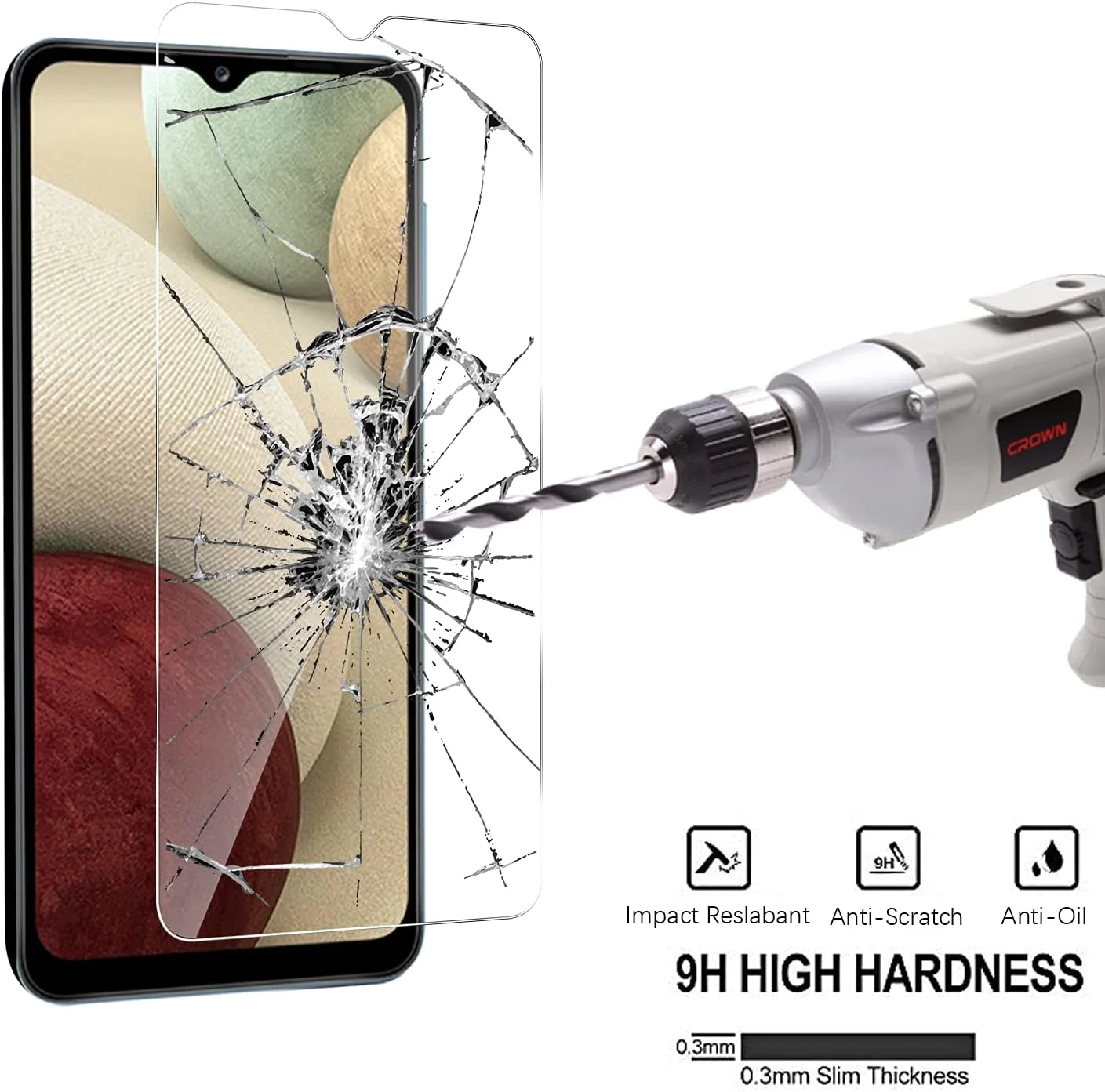 کاور GMUJIAO برای نوکیا G300، به همراه 2 عدد محافظ صفحه نمایش شیشه ای حرارت دیده [2 در 1]، کاور گوشی TPU نرم و شفاف ضد ضربه