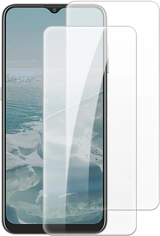 محافظ صفحه نمایش شیشه ای حرارت دیده شانتایم [2 عددی] سازگار با نوکیا 6.3 (6.39 اینچ)، شفاف HD ضد خش بدون حباب، سازگار با قاب