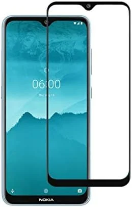محافظ صفحه نمایش شیشه ای حرارت دیده خمیده سه بعدی Muzz Nokia 6.2، پوشش کامل، مقاوم در برابر خراش، لمس پنج بعدی، مناسب برای نوکیا 6.2 محافظ صفحه نمایش شیشه ای حرارت دیده خمیده سه بعدی Muzz Nokia 6.2، پوشش کامل، مقاوم در برابر خراش، لمس پنج بعدی، مناسب برای نوکیا 6.2