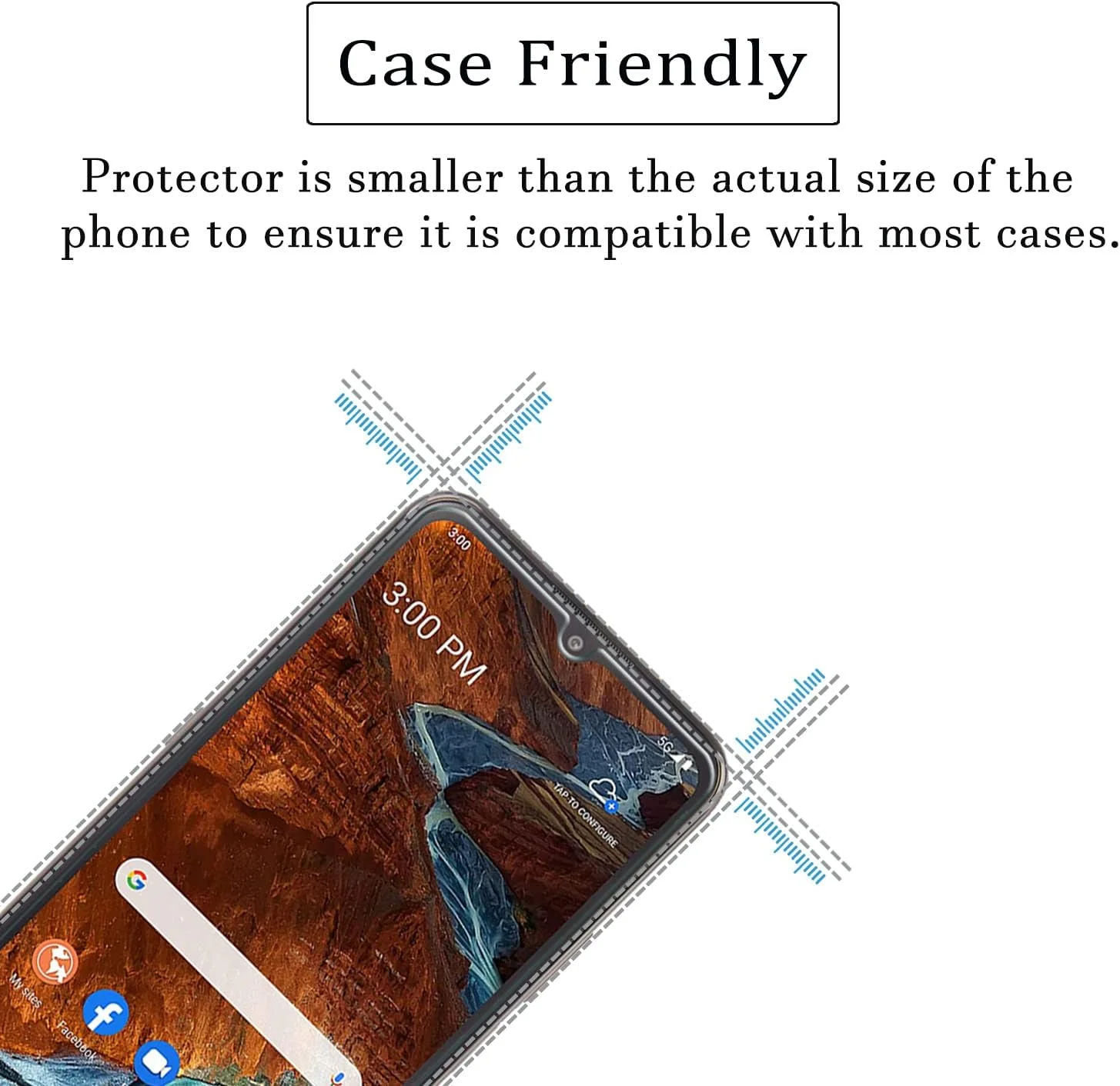 محافظ صفحه نمایش نوکیا G300 5G (بسته 3 عددی)، فیلم شیشه ای حرارت دیده 9H Douglass برای نوکیا G300 5G ضد خش ضد اثر انگشت محافظ صفحه نمایش شیشه ای بدون حباب فوق العاده شفاف 99.99٪