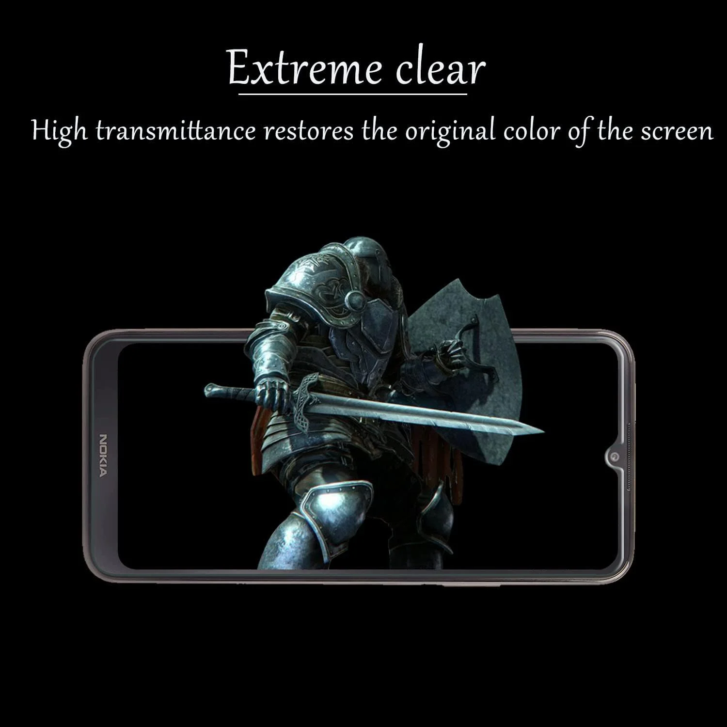 محافظ صفحه نمایش نوکیا G300 5G (بسته 3 عددی)، فیلم شیشه ای حرارت دیده 9H Douglass برای نوکیا G300 5G ضد خش ضد اثر انگشت محافظ صفحه نمایش شیشه ای بدون حباب فوق العاده شفاف 99.99٪