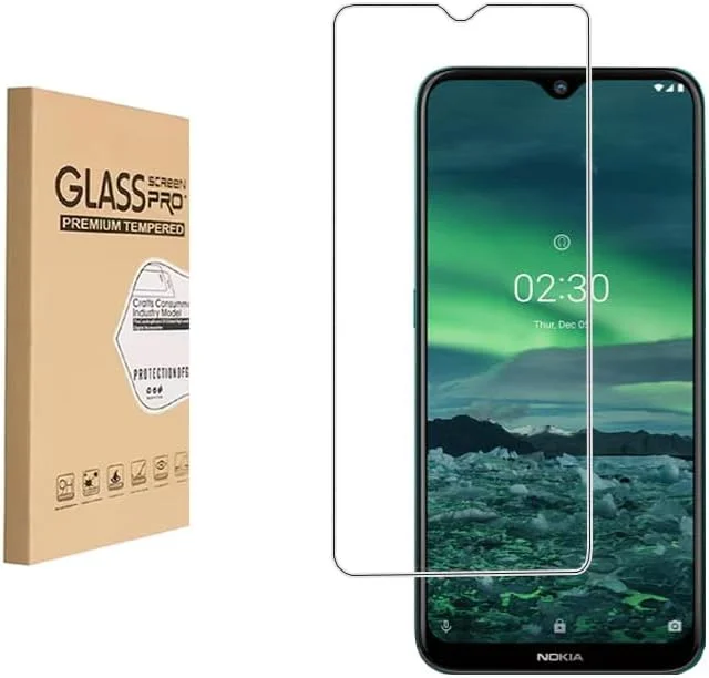 محافظ صفحه نمایش Shunwige برای نوکیا 2.3، فیلم محافظ شیشه ای حرارت دیده، وضوح HD، نصب آسان، ضد خش، بدون حباب، سختی 9H (1 عدد) محافظ صفحه نمایش Shunwige برای نوکیا 2.3، فیلم محافظ شیشه ای حرارت دیده، وضوح HD، نصب آسان، ضد خش، بدون حباب، سختی 9H (1 عدد)