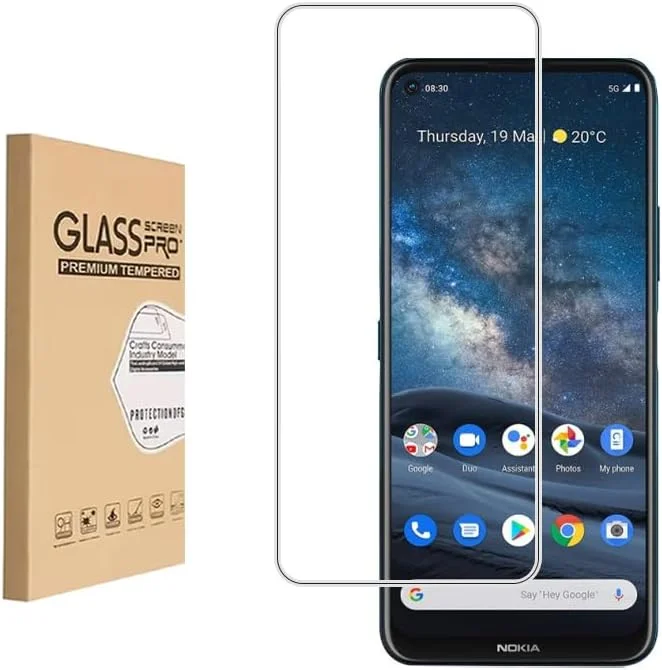 محافظ صفحه نمایش Shunwige برای نوکیا 8.3، فیلم محافظ شیشه ای حرارت دیده، وضوح HD، نصب آسان، ضد خش، بدون حباب، سختی 9H (1 عدد) محافظ صفحه نمایش Shunwige برای نوکیا 8.3، فیلم محافظ شیشه ای حرارت دیده، وضوح HD، نصب آسان، ضد خش، بدون حباب، سختی 9H (1 عدد)