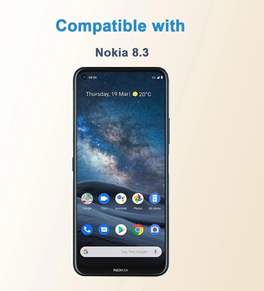 محافظ صفحه نمایش Shunwige برای نوکیا 8.3، فیلم محافظ شیشه ای حرارت دیده، وضوح HD، نصب آسان، ضد خش، بدون حباب، سختی 9H (1 عدد) محافظ صفحه نمایش Shunwige برای نوکیا 8.3، فیلم محافظ شیشه ای حرارت دیده، وضوح HD، نصب آسان، ضد خش، بدون حباب، سختی 9H (1 عدد)