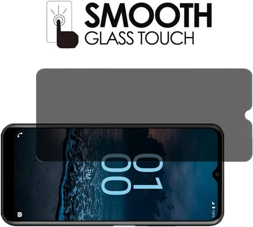 محافظ صفحه نمایش حریم خصوصی شیشه ای ضد جاسوسی آیسلان برای نوکیا G100، [2 عدد] سختی 9H ضد خش و ضد نگاه دزدکی، فیلم محافظ صفحه نمایش برای نوکیا G100