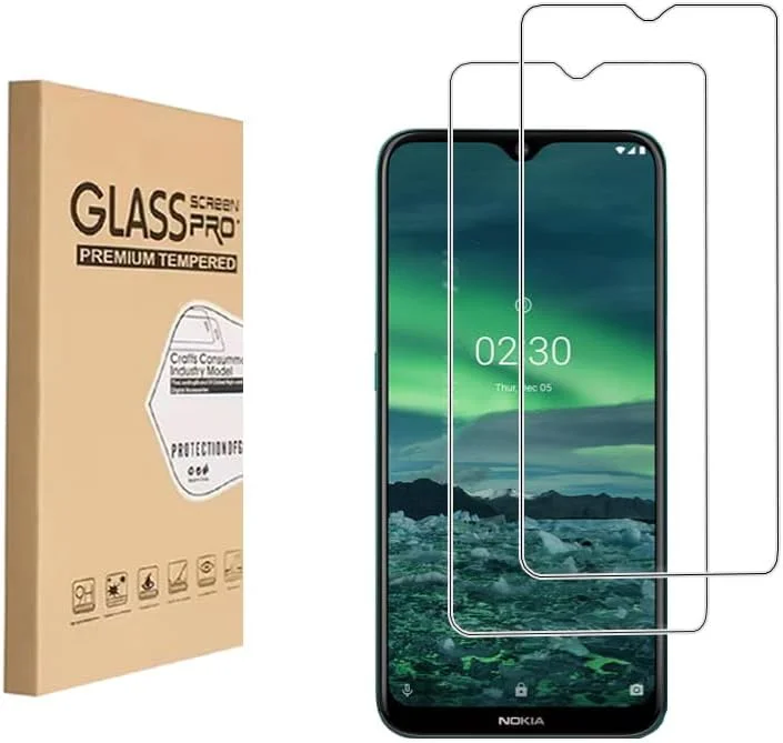 محافظ صفحه نمایش Shunwige برای نوکیا 2.3، فیلم محافظ شیشه ای حرارت دیده، وضوح HD، نصب آسان، ضد خش، بدون حباب، سختی 9H (2 عدد) محافظ صفحه نمایش Shunwige برای نوکیا 2.3، فیلم محافظ شیشه ای حرارت دیده، وضوح HD، نصب آسان، ضد خش، بدون حباب، سختی 9H (2 عدد)