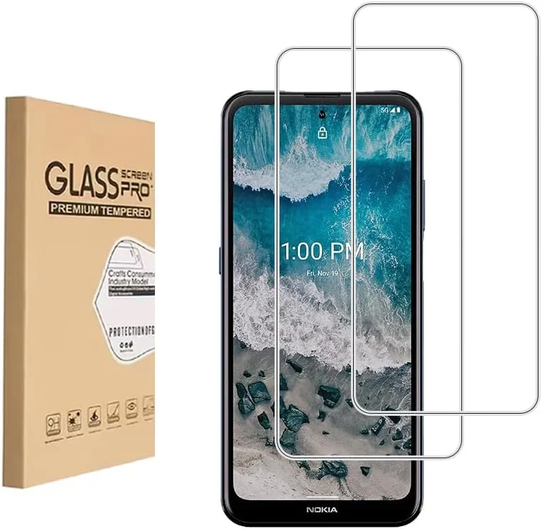 محافظ صفحه نمایش Shunwige برای نوکیا X100، فیلم محافظ شیشه ای حرارت دیده، محافظ صفحه نمایش HD، نصب آسان، ضد خش، بدون حباب، سختی 9H (2 عدد) محافظ صفحه نمایش Shunwige برای نوکیا X100، فیلم محافظ شیشه ای حرارت دیده، محافظ صفحه نمایش HD، نصب آسان، ضد خش، بدون حباب، سختی 9H (2 عدد)