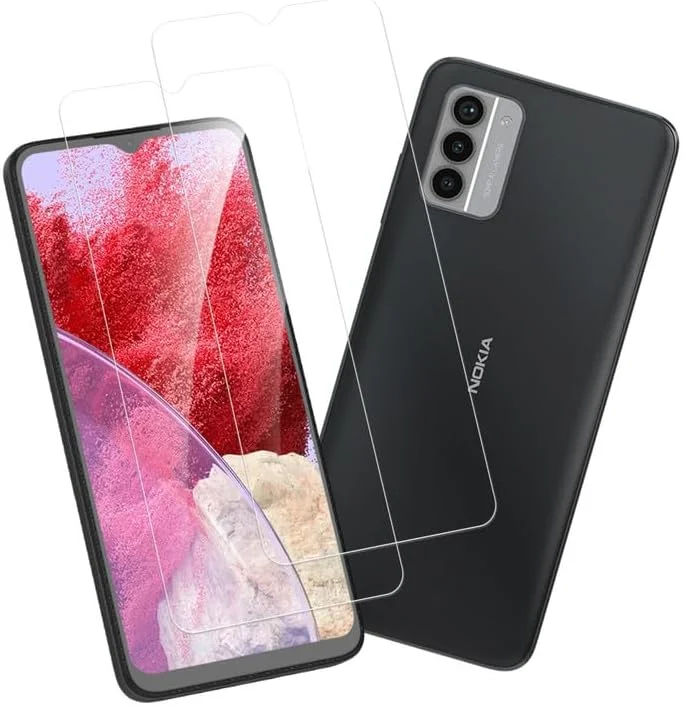 محافظ صفحه نمایش Joywing Nokia G42، شیشه حرارت دیده مقاوم در برابر خراش 9H برای محافظ صفحه نمایش Nokia G42 5G، بسته 2 عددی شیشه محافظ فوق شفاف، شیشه حرارت دیده با اندازه کاملا مناسب محافظ صفحه نمایش Joywing Nokia G42، شیشه حرارت دیده مقاوم در برابر خراش 9H برای محافظ صفحه نمایش Nokia G42 5G، بسته 2 عددی شیشه محافظ فوق شفاف، شیشه حرارت دیده با اندازه کاملا مناسب