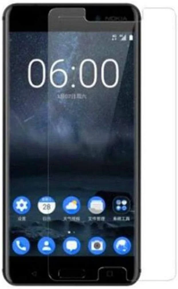 محافظ صفحه نمایش شیشه ای سه بعدی برای نوکیا 6 محافظ صفحه نمایش شیشه ای سه بعدی برای نوکیا 6