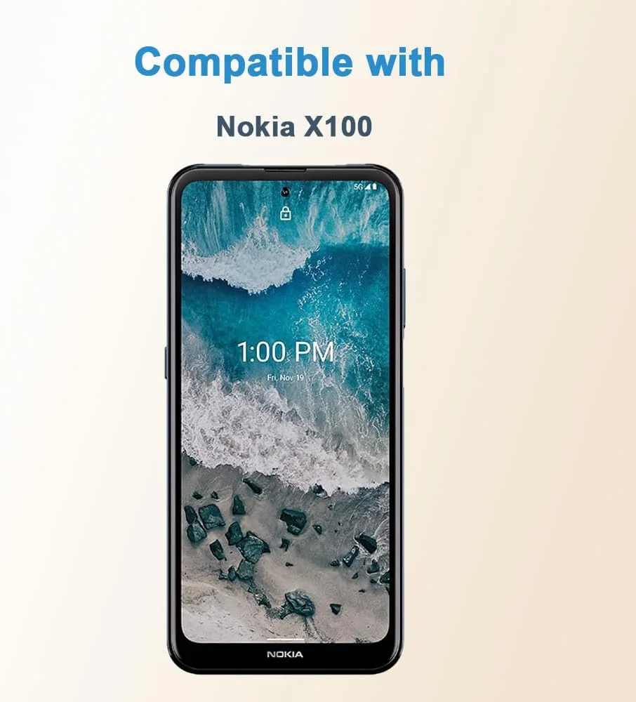 محافظ صفحه نمایش Shunwige برای نوکیا X100، فیلم محافظ شیشه ای حرارت دیده، محافظ صفحه نمایش HD، نصب آسان، ضد خش، بدون حباب، سختی 9H (2 عدد) محافظ صفحه نمایش Shunwige برای نوکیا X100، فیلم محافظ شیشه ای حرارت دیده، محافظ صفحه نمایش HD، نصب آسان، ضد خش، بدون حباب، سختی 9H (2 عدد)
