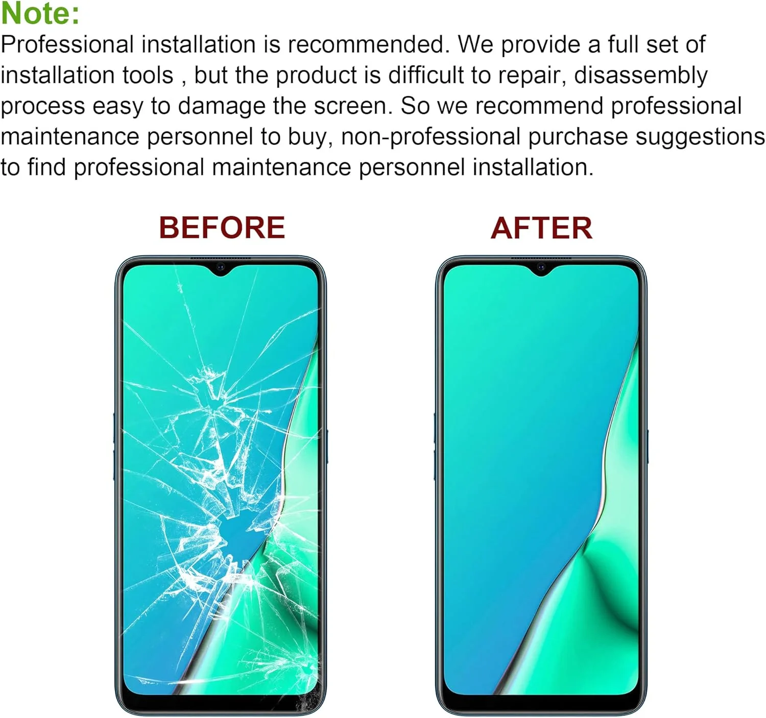 شیشه نمایشگر SwarKing، شیشه جلویی، لنز صفحه نمایش بیرونی سازگار با نوکیا X20 5G به همراه کیت تعمیر شیشه نمایشگر SwarKing، شیشه جلویی، لنز صفحه نمایش بیرونی سازگار با نوکیا X20 5G به همراه کیت تعمیر