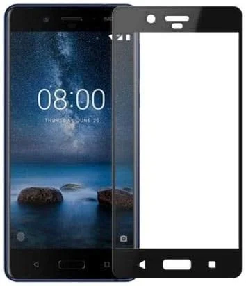 محافظ صفحه نمایش شیشه ای حرارت دیده با پوشش کامل Mocolo نوکیا 8 - مشکی محافظ صفحه نمایش شیشه ای حرارت دیده با پوشش کامل Mocolo نوکیا 8 - مشکی