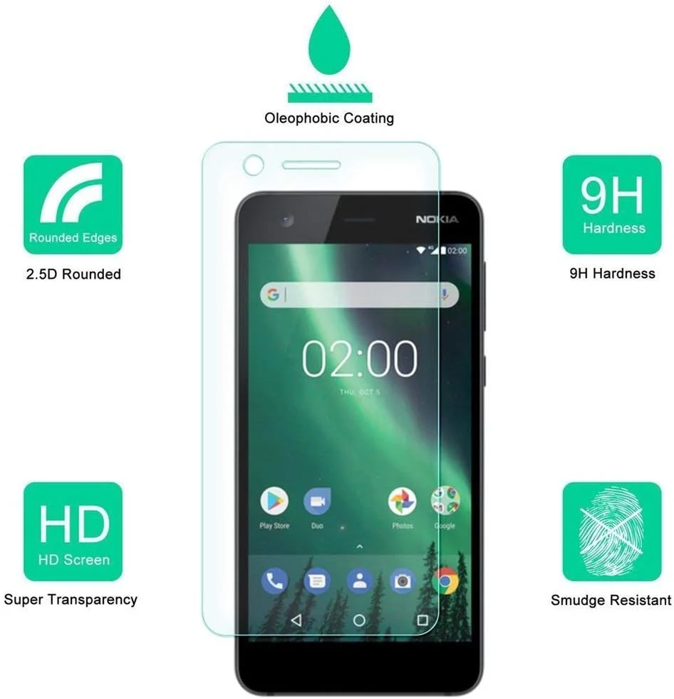 محافظ صفحه نمایش نوکیا 1، سختی 9H، شفافیت HD، نصب بدون حباب، حساسیت بالا، شیشه حرارت دیده برای نوکیا 1 محافظ صفحه نمایش نوکیا 1، سختی 9H، شفافیت HD، نصب بدون حباب، حساسیت بالا، شیشه حرارت دیده برای نوکیا 1