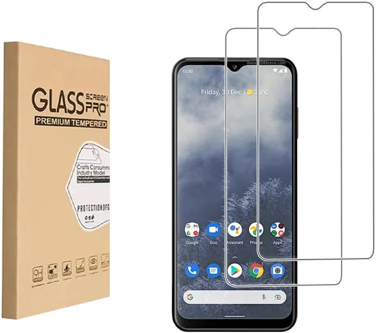 محافظ صفحه نمایش Shunwige برای نوکیا G60، فیلم محافظ شیشه ای حرارت دیده، نصب آسان و بدون حباب، ضد خش، سختی 9H (2 عدد) محافظ صفحه نمایش Shunwige برای نوکیا G60، فیلم محافظ شیشه ای حرارت دیده، نصب آسان و بدون حباب، ضد خش، سختی 9H (2 عدد)