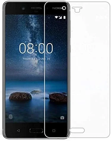 محافظ صفحه نمایش شیشه ای حرارت دیده شفاف HD برای نوکیا 8 - شفاف محافظ صفحه نمایش شیشه ای حرارت دیده شفاف HD برای نوکیا 8 - شفاف