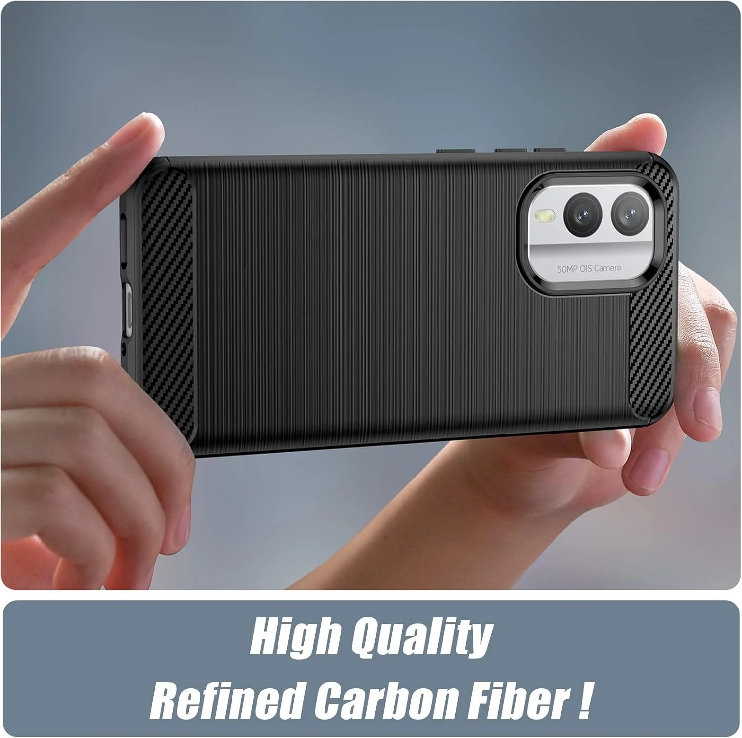 کاور SCL برای گوشی نوکیا X30 5G به همراه محافظ صفحه نمایش، محافظ صفحه نمایش شیشه ای حرارت دیده نوکیا X30 5G [دو عدد] + کاور محافظ TPU ضد خش و ضد اثر انگشت