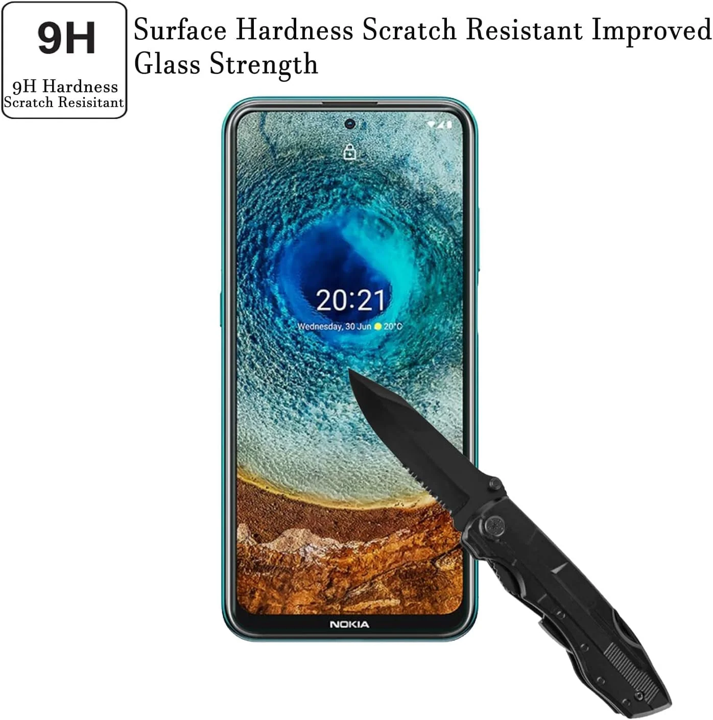 محافظ صفحه نمایش SALMERB نوکیا X10 (بسته 3 عددی)، فیلم شیشه ای حرارت دیده 9H برای نوکیا X10 ضد خش، ضد اثر انگشت، محافظ صفحه نمایش شیشه ای بدون حباب، فوق العاده شفاف 99.99% محافظ صفحه نمایش SALMERB نوکیا X10 (بسته 3 عددی)، فیلم شیشه ای حرارت دیده 9H برای نوکیا X10 ضد خش، ضد اثر انگشت، محافظ صفحه نمایش شیشه ای بدون حباب، فوق العاده شفاف 99.99%