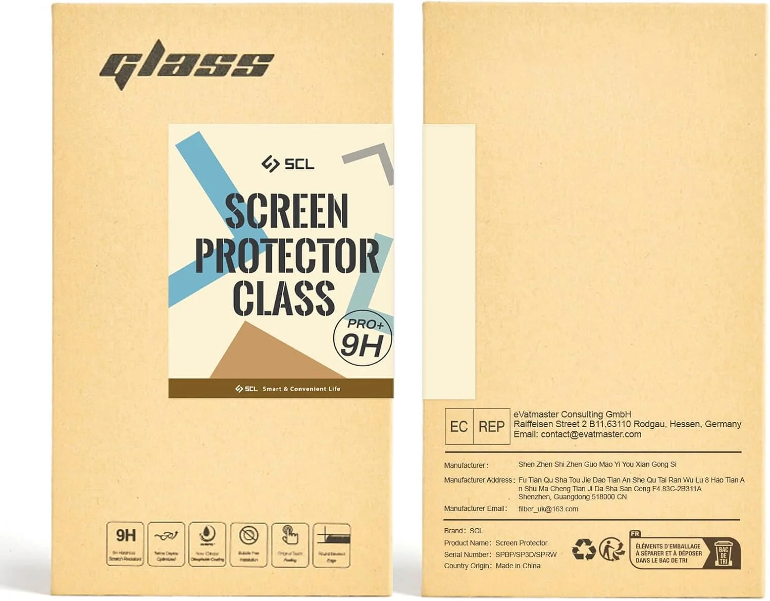 محافظ صفحه نمایش SCL سازگار با محافظ صفحه نمایش نوکیا G22، فیلم شیشه ای حرارت دیده نوکیا G22 [بسته 3 عددی]، [نصب آسان، سازگار با قاب، بدون حباب، سختی 9H]