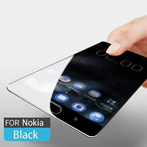 محافظ صفحه نمایش شیشه ای حرارت دیده LEPHEE نوکیا 6، پوشش کامل لبه های 2.5 بعدی، سختی 9H، ضد خش، ضد اثر انگشت، مناسب برای نوکیا 6 - مشکی محافظ صفحه نمایش شیشه ای حرارت دیده LEPHEE نوکیا 6، پوشش کامل لبه های 2.5 بعدی، سختی 9H، ضد خش، ضد اثر انگشت، مناسب برای نوکیا 6 - مشکی