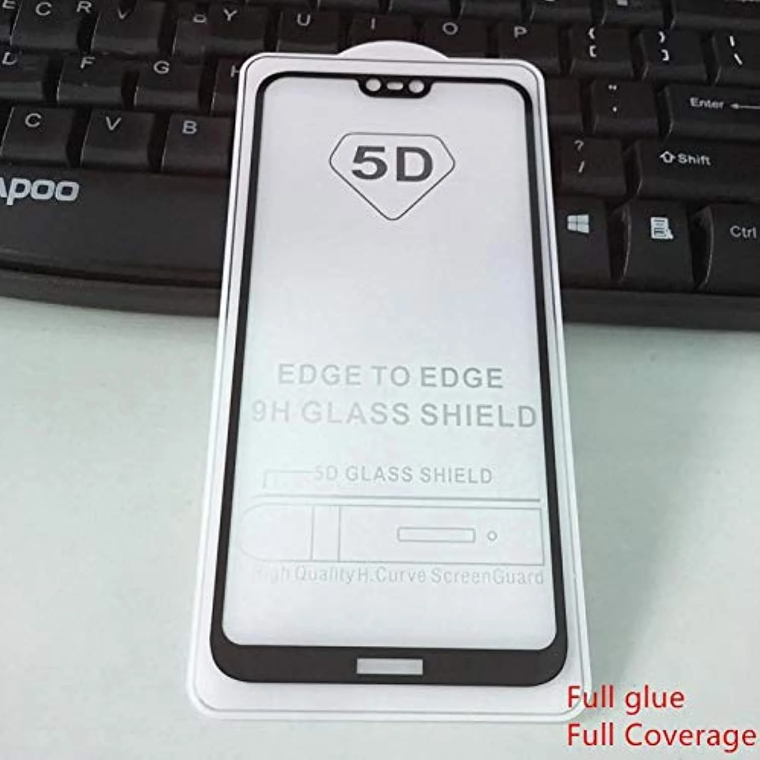 محافظ صفحه نمایش شیشه ای حرارت دیده 5D برای نوکیا 6.1 پلاس (X6) پوشش کامل - قاب مشکی محافظ صفحه نمایش شیشه ای حرارت دیده 5D برای نوکیا 6.1 پلاس (X6) پوشش کامل - قاب مشکی