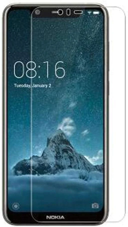 محافظ صفحه نمایش شیشه ای تمپرد 2.5D برای نوکیا 5.1 پلاس برند Muzz