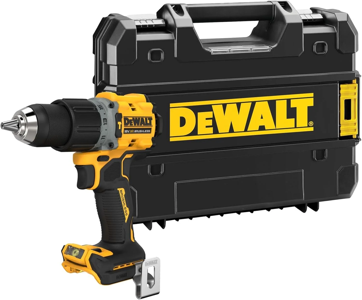 دریل چکشی شارژی براشلس 18 ولت Dewalt DCD805NT-XJ - فقط بدنه دریل چکشی شارژی براشلس 18 ولت Dewalt DCD805NT-XJ - فقط بدنه