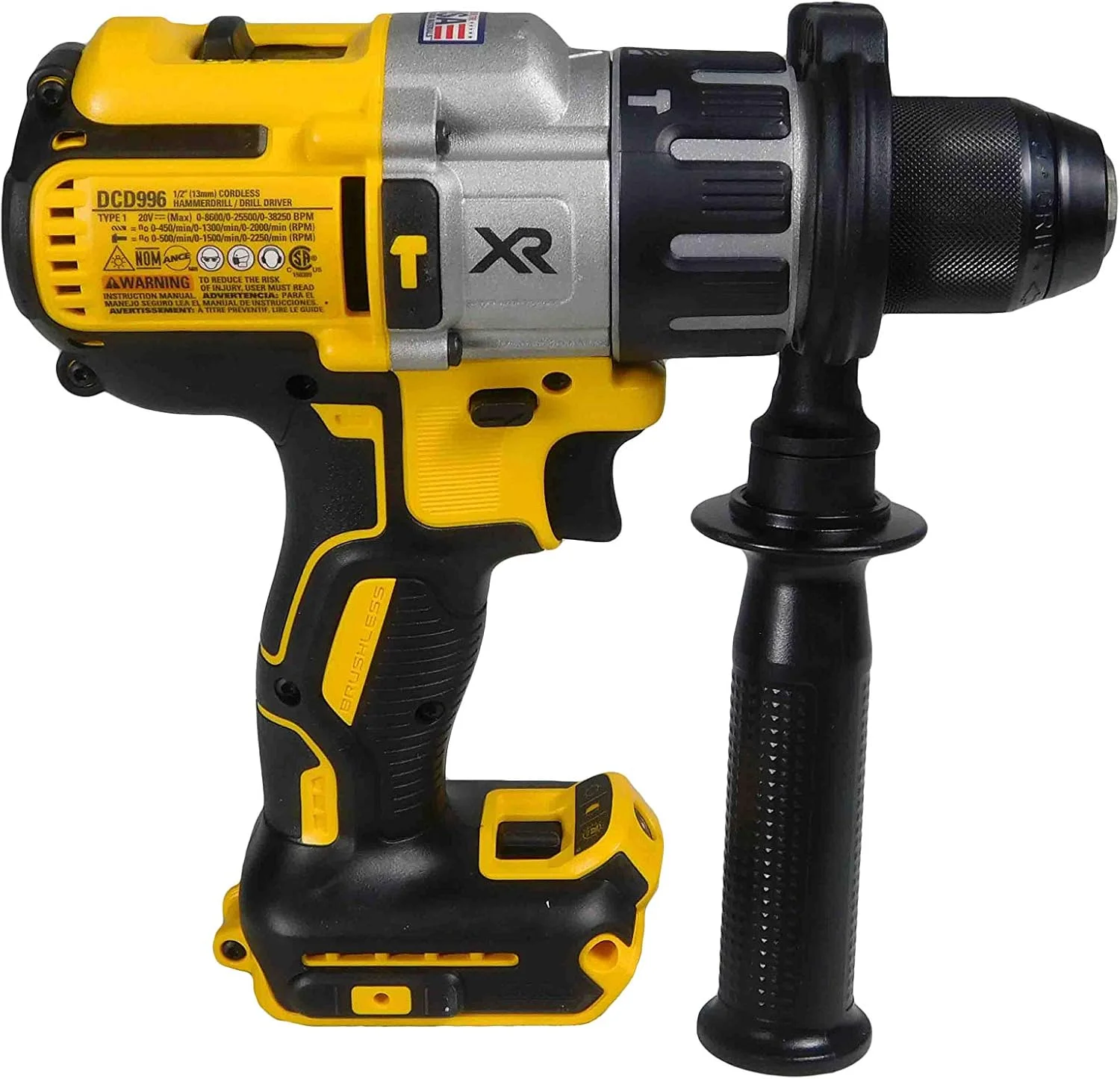 دریل چکشی براشلس شارژی سه سرعته 20 ولت مکس 1/2 اینچ Dewalt DCD996B دریل چکشی براشلس شارژی سه سرعته 20 ولت مکس 1/2 اینچ Dewalt DCD996B