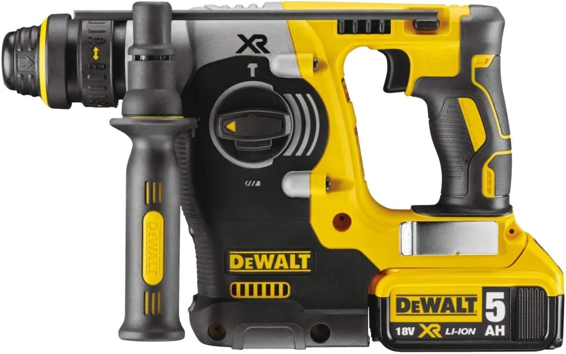 چکش ترکیبی شارژی 18 ولت Dewalt، 5 آمپر ساعت لیتیوم-یون، DCH274P2T QW چکش ترکیبی شارژی 18 ولت Dewalt، 5 آمپر ساعت لیتیوم-یون، DCH274P2T QW
