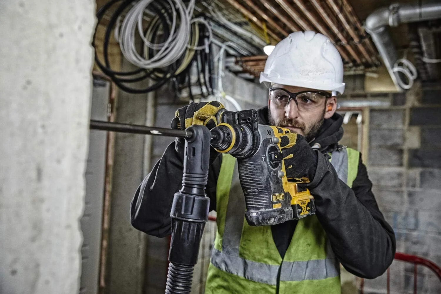 چکش ترکیبی شارژی 18 ولت Dewalt، 5 آمپر ساعت لیتیوم-یون، DCH274P2T QW چکش ترکیبی شارژی 18 ولت Dewalt، 5 آمپر ساعت لیتیوم-یون، DCH274P2T QW
