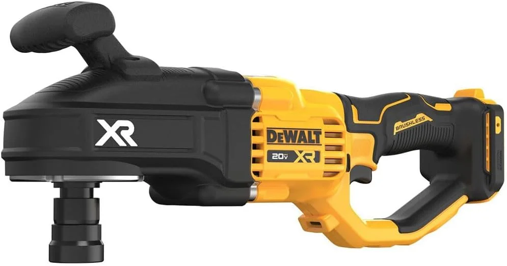 دریل ستونی و تیرچه گیربکسی شارژی براشلس 20 ولت DEWALT MAX XR با تعویض سریع مته 7/16 اینچی و POWER DETECT (فقط ابزار) (DCD443B)