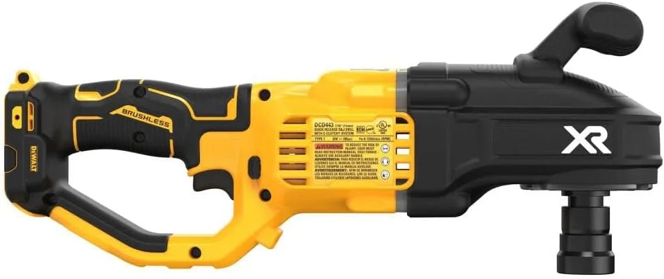 دریل ستونی و تیرچه گیربکسی شارژی براشلس 20 ولت DEWALT MAX XR با تعویض سریع مته 7/16 اینچی و POWER DETECT (فقط ابزار) (DCD443B) دریل ستونی و تیرچه گیربکسی شارژی براشلس 20 ولت DEWALT MAX XR با تعویض سریع مته 7/16 اینچی و POWER DETECT (فقط ابزار) (DCD443B)