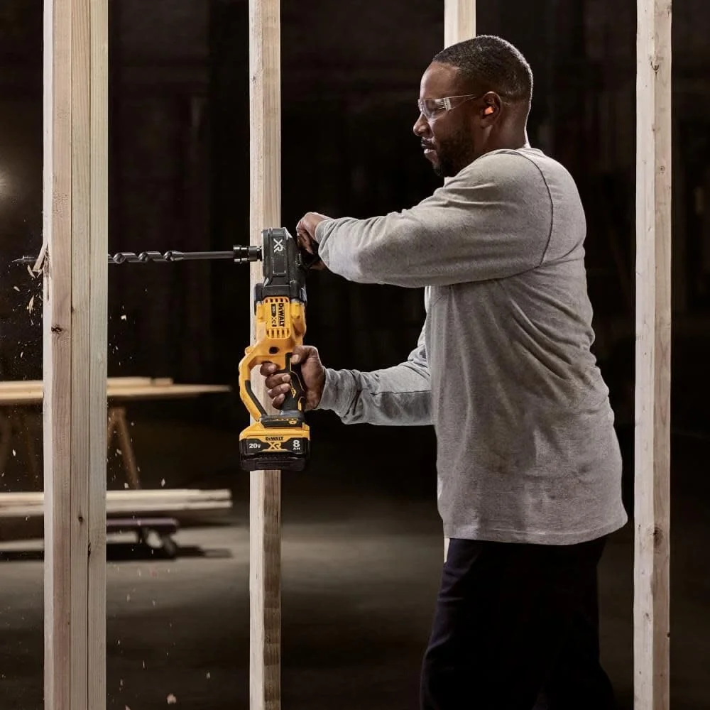 دریل ستونی و تیرچه گیربکسی شارژی براشلس 20 ولت DEWALT MAX XR با تعویض سریع مته 7/16 اینچی و POWER DETECT (فقط ابزار) (DCD443B) دریل ستونی و تیرچه گیربکسی شارژی براشلس 20 ولت DEWALT MAX XR با تعویض سریع مته 7/16 اینچی و POWER DETECT (فقط ابزار) (DCD443B)