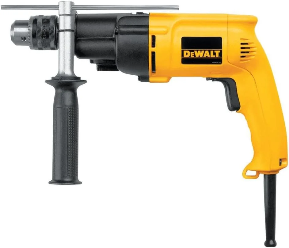 دریل چکشی DEWALT، 1/2 اینچ، 7.8 آمپر، دو سرعته (DW505)