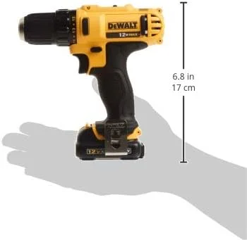 دریل پیچ گوشتی دیوالت مدل DCD710S2 - دریل، سوراخکاری، باز و بست پیچ، مشکی، زرد، 2 سانتی متر، 1 سانتی متر، 24 نیوتن متر
