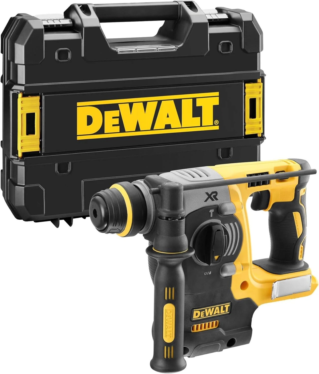 چکش تخریب شارژی DeWALT DCH273NT-XJ، 18 ولت (مدل پایه)، 400 وات، 18 ولت، زرد و مشکی
