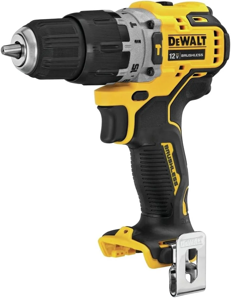 دریل چکشی شارژی 12 ولت Dewalt DCD706B MAX XTREME Brushless Lithium-Ion 3/8 اینچ (فقط ابزار)